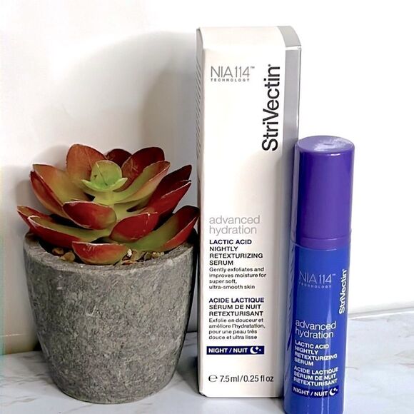 $15🌟 StriVectin Advanced Hydration Lactic Acid Nightly Retexturizing Serum - Picture 3 of 3